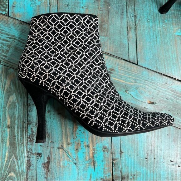 Jeffrey Campbell Jewel Studded Boots Size 9 - Picture 4 of 14